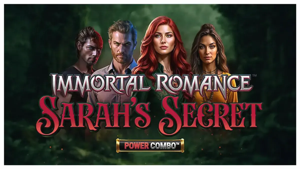 Tampilan visual slot Immortal Romance Sarah’s Secret dengan nuansa gothic dan misterius.